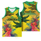 Personalized Black Jamaicans Crocodile Basketball Jersey Tropical Flowers Grunge Flag LT9