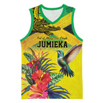 Personalized Black Jamaicans Crocodile Hummingbird Basketball Jersey Tropical Flowers Grunge Flag LT9