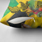 Personalized Black Jamaicans Crocodile Hummingbird Pillow Cover Tropical Flowers Grunge Flag