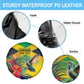 Personalized Black Jamaicans Hummingbird Spare Tire Cover Tropical Flowers Grunge Flag - African Pride
