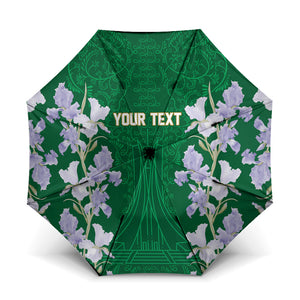 Custom Algeria Iris Floral Green Umbrella Africa Women’s Football Champion Series 2026