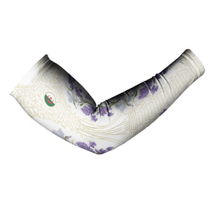 Custom Algeria Iris Floral White Arm Sleeves Africa Women’s Football Champion Series 2026