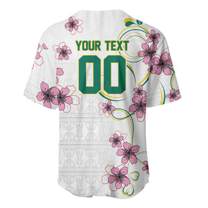 Custom Cameroon Red Stinkwood Floral Baseball Jersey Africa Women’s Football Champion Series 2026