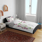 Custom Cameroon Red Stinkwood Floral Bedding Set Africa Women’s Football Champion Series 2026