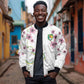 Custom Cameroon Red Stinkwood Floral Bomber Jacket Africa Women’s Football Champion Series 2026