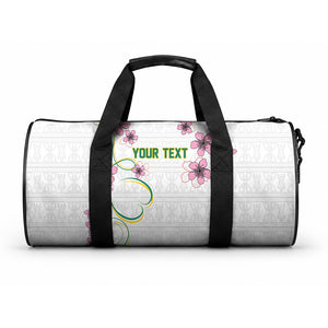 Custom Cameroon Red Stinkwood Floral Duffle Bag Africa Women’s Football Champion Series 2026