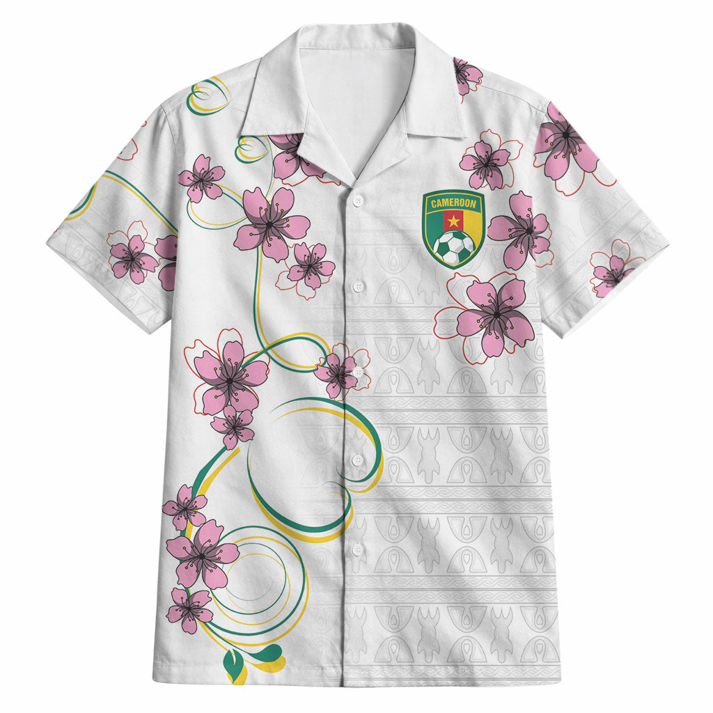 Custom Cameroon Red Stinkwood Floral Hawaiian Shirt Africa Women’s Football Champion Series 2026
