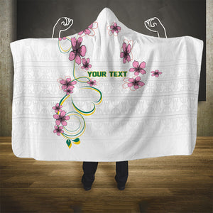Custom Cameroon Red Stinkwood Floral Hooded Blanket Africa Women’s Football Champion Series 2026