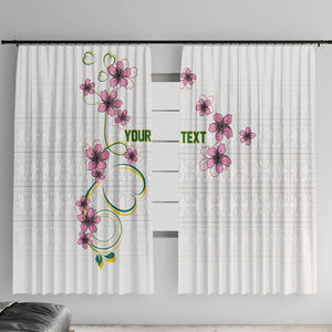 Custom Cameroon Red Stinkwood Floral Window Curtain Africa Women’s Football Champion Series 2026