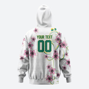 Custom Cameroon Red Stinkwood Floral Zip Hoodie Africa Women’s Football Champion Series 2026