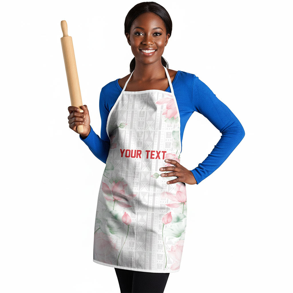 Custom Malawi Lotus Floral Apron Africa Women’s Football Champion Series 2026