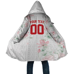 Custom Malawi Lotus Floral Cloak Africa Women’s Football Champion Series 2026