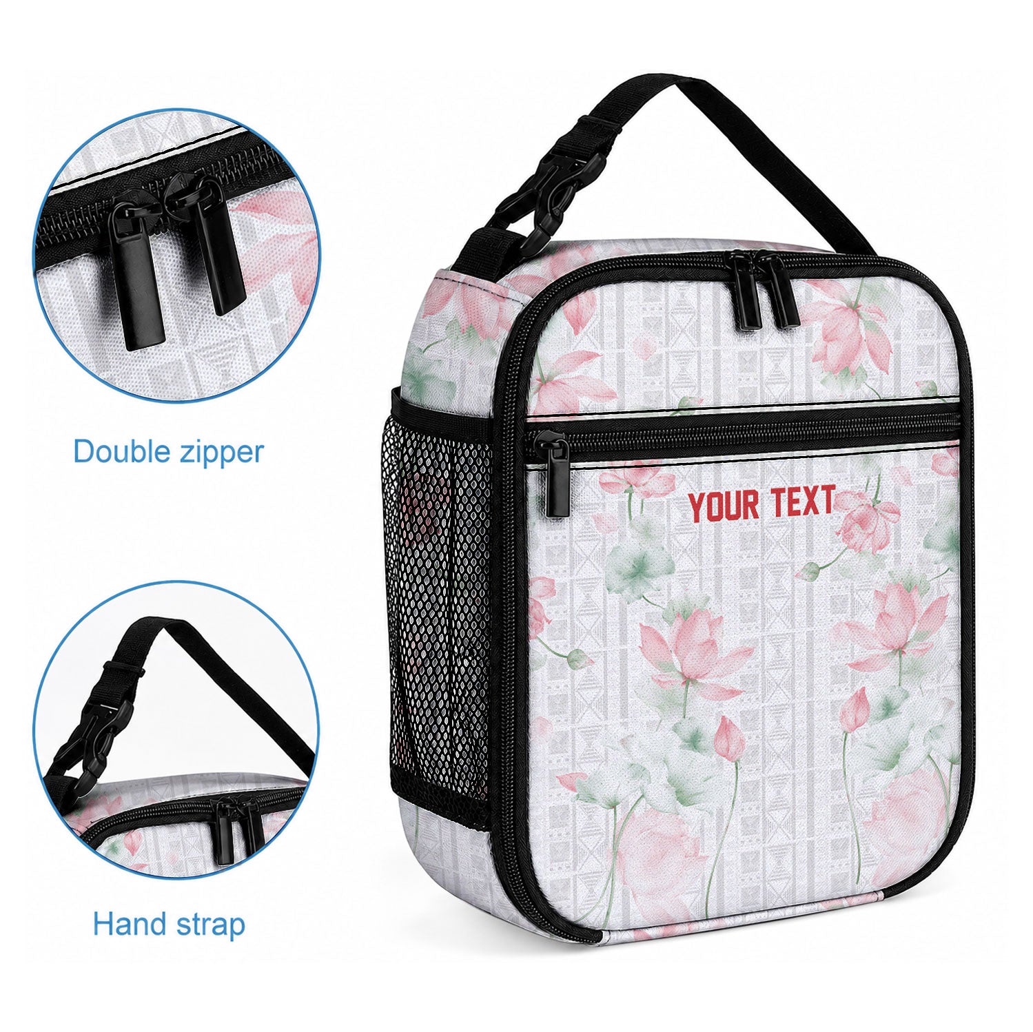 Custom Malawi Lotus Floral Lunch Bag Africa Women’s Football Champion Series 2026