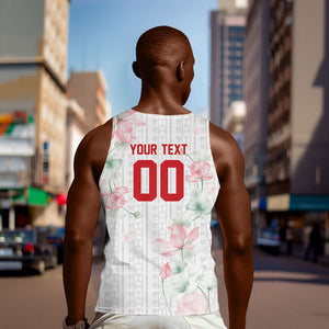 Custom Malawi Lotus Floral Men Tank Top Africa Women’s Football Champion Series 2026
