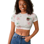 Custom Malawi Lotus Floral Raglan Cropped T shirt Africa Women’s Football Champion Series 2026