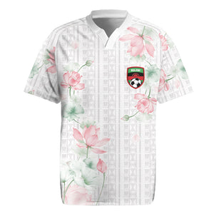 Custom Malawi Lotus Floral Rugby Jersey Africa Women’s Football Champion Series 2026