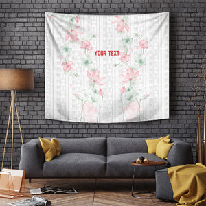 Custom Malawi Lotus Floral Tapestry Africa Women’s Football Champion Series 2026
