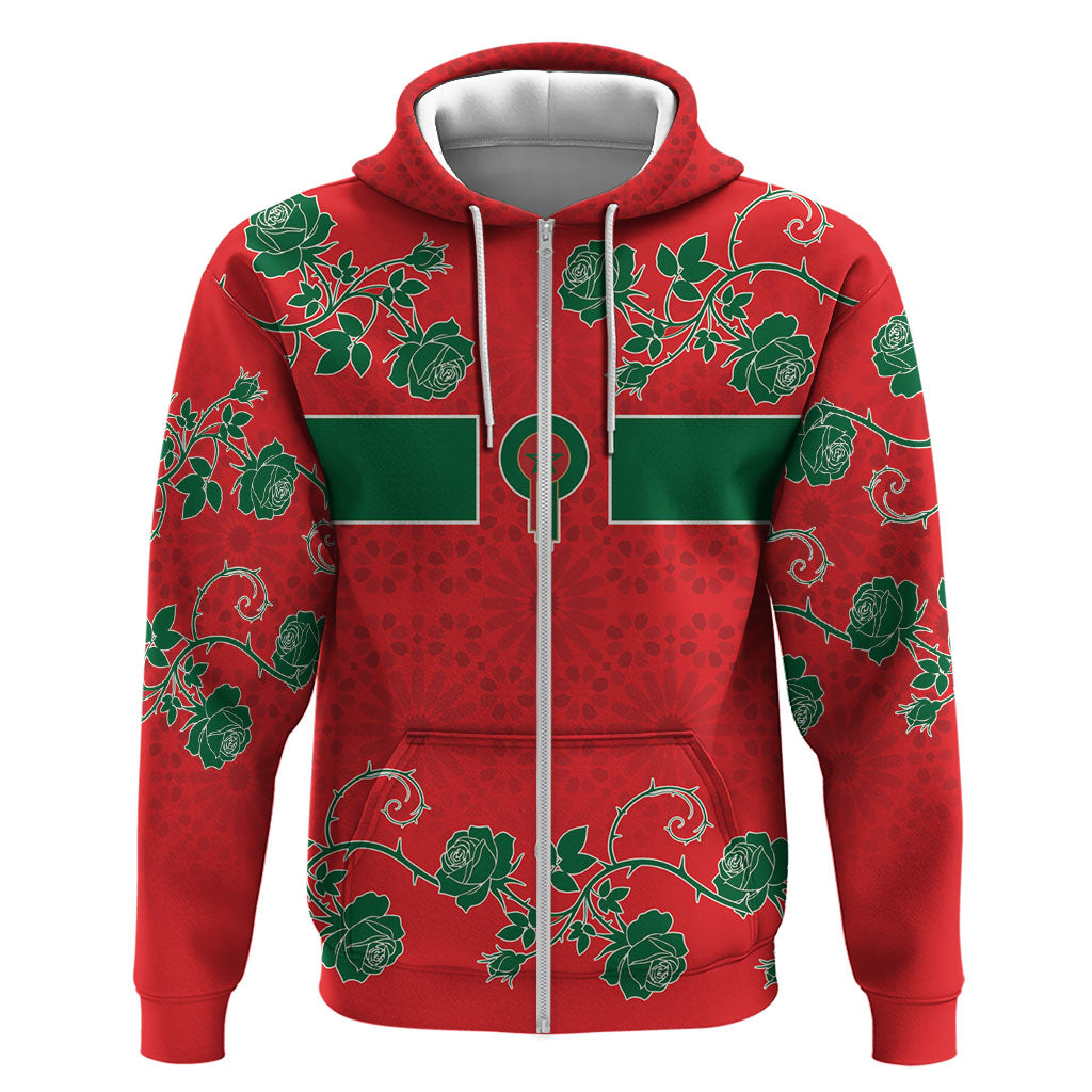 Custom Morocco Desert Rose Floral Hoodie Africa Women’s Football Champion Series 2026