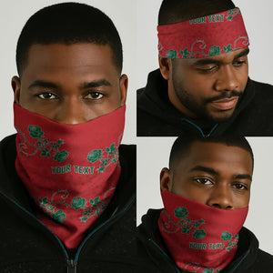 Custom Morocco Desert Rose Floral Neck Gaiter Africa Women’s Football Champion Series 2026