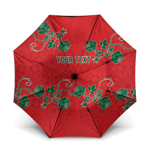 Custom Morocco Desert Rose Floral Umbrella Africa Women’s Football Champion Series 2026