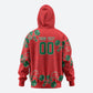 Custom Morocco Desert Rose Floral Zip Hoodie Africa Women’s Football Champion Series 2026