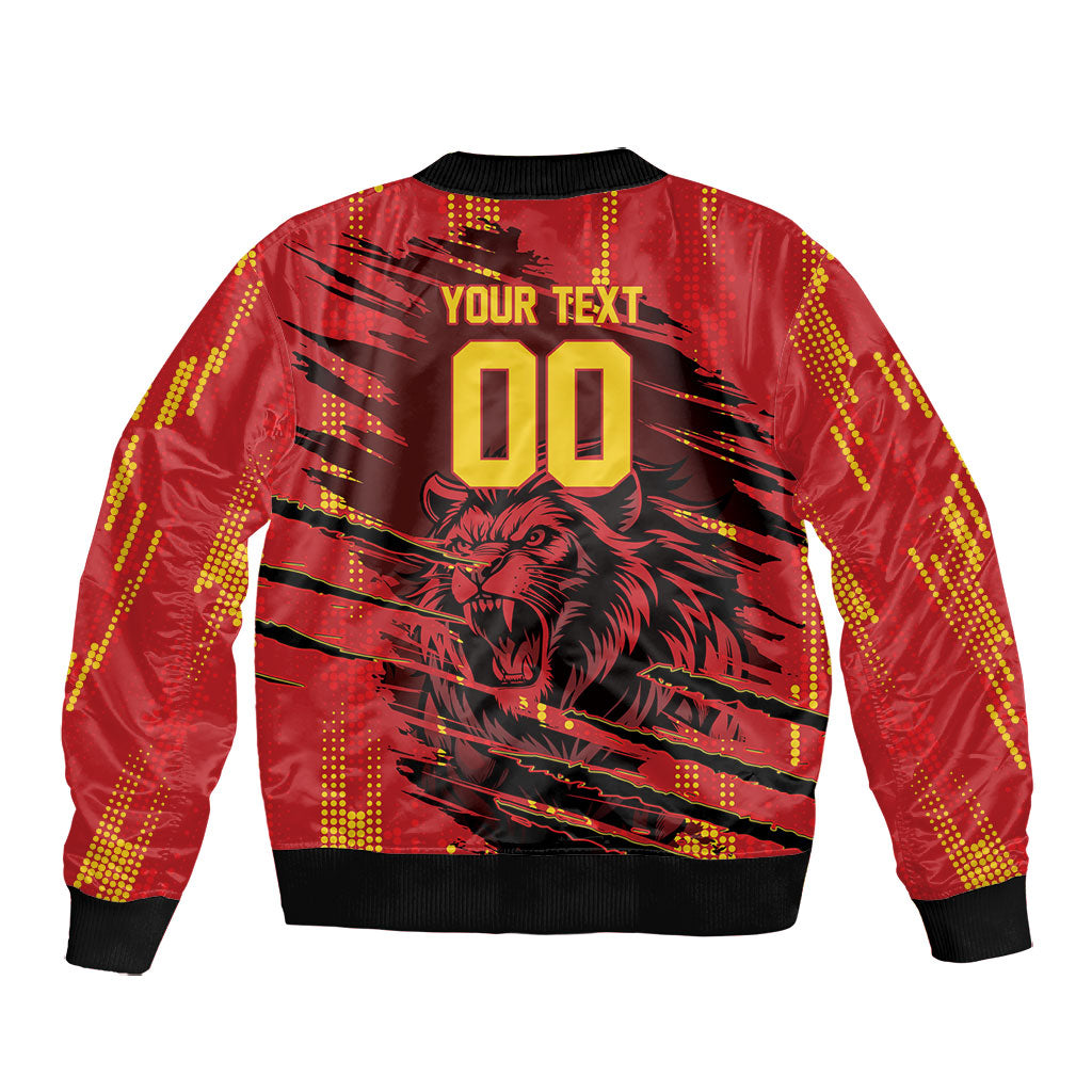 Custom Cameroon Red Lion Bomber Jacket Africa Football Champion Series 2026