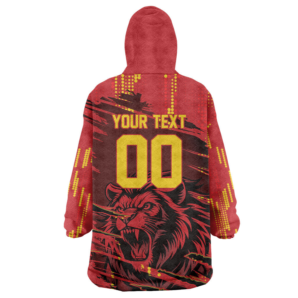 Custom Cameroon Red Lion Wearable Blanket Hoodie Africa Football Champion Series 2026