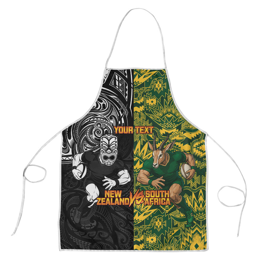 Custom South Africa vs New Zealand Apron Rugby se Grootste Wedywering Two Nations One Battle