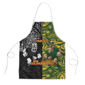 Custom South Africa vs New Zealand Apron Rugby se Grootste Wedywering Two Nations One Battle
