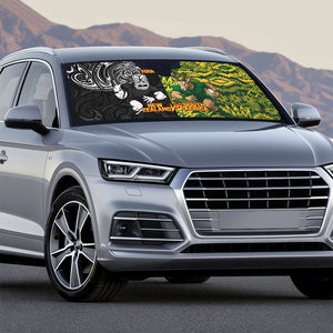 Custom South Africa vs New Zealand Auto Sun Shade Rugby se Grootste Wedywering Two Nations One Battle