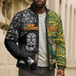 Custom South Africa vs New Zealand Bomber Puffer Jacket Rugby se Grootste Wedywering Two Nations One Battle