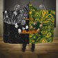 Custom South Africa vs New Zealand Hooded Blanket Rugby se Grootste Wedywering Two Nations One Battle