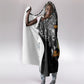 Custom South Africa vs New Zealand Hooded Blanket Rugby se Grootste Wedywering Two Nations One Battle