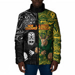 Custom South Africa vs New Zealand Padded Jacket Rugby se Grootste Wedywering Two Nations One Battle