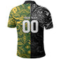 Custom South Africa vs New Zealand Polo Shirt Rugby se Grootste Wedywering Two Nations One Battle