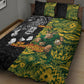 Custom South Africa vs New Zealand Quilt Bed Set Rugby se Grootste Wedywering Two Nations One Battle