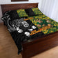Custom South Africa vs New Zealand Quilt Bed Set Rugby se Grootste Wedywering Two Nations One Battle