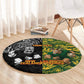 Custom South Africa vs New Zealand Round Carpet Rugby se Grootste Wedywering Two Nations One Battle