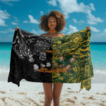 Custom South Africa vs New Zealand Sarong Rugby se Grootste Wedywering Two Nations One Battle