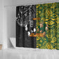 Custom South Africa vs New Zealand Shower Curtain Rugby se Grootste Wedywering Two Nations One Battle