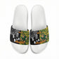 Custom South Africa vs New Zealand Slide Sandals Rugby se Grootste Wedywering Two Nations One Battle