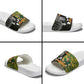 Custom South Africa vs New Zealand Slide Sandals Rugby se Grootste Wedywering Two Nations One Battle