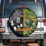 Custom South Africa vs New Zealand Spare Tire Cover Rugby se Grootste Wedywering Two Nations One Battle