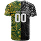 Custom South Africa vs New Zealand T shirt Rugby se Grootste Wedywering Two Nations One Battle