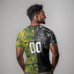 Custom South Africa vs New Zealand T shirt Rugby se Grootste Wedywering Two Nations One Battle