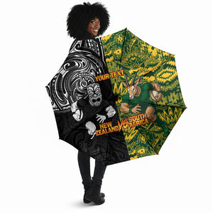Custom South Africa vs New Zealand Umbrella Rugby se Grootste Wedywering Two Nations One Battle