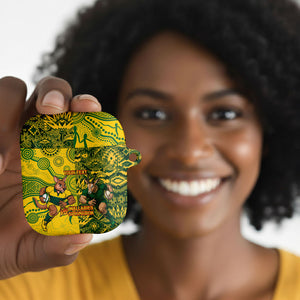 Custom South Africa vs Australia AirPods Case Springboks Wallabies Two Nations One Battle