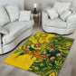 Custom South Africa vs Australia Area Rug Springboks Wallabies Two Nations One Battle