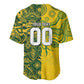 Custom South Africa vs Australia Baseball Jersey Springboks Wallabies Two Nations One Battle