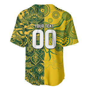 Custom South Africa vs Australia Baseball Jersey Springboks Wallabies Two Nations One Battle